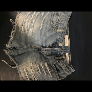 Pacsun distressed shorts